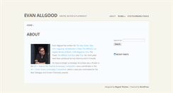 Desktop Screenshot of evanallgood.com